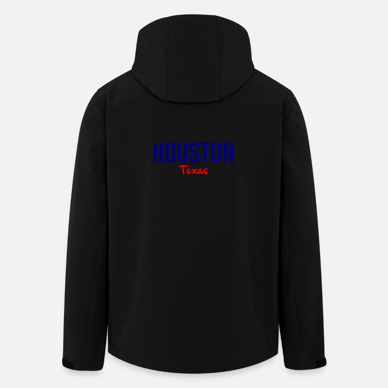 Houston - Texas - États-Unis - Amérique - Amérique - Veste softshell homme en polyester recyclé Stanley/Stella - noir