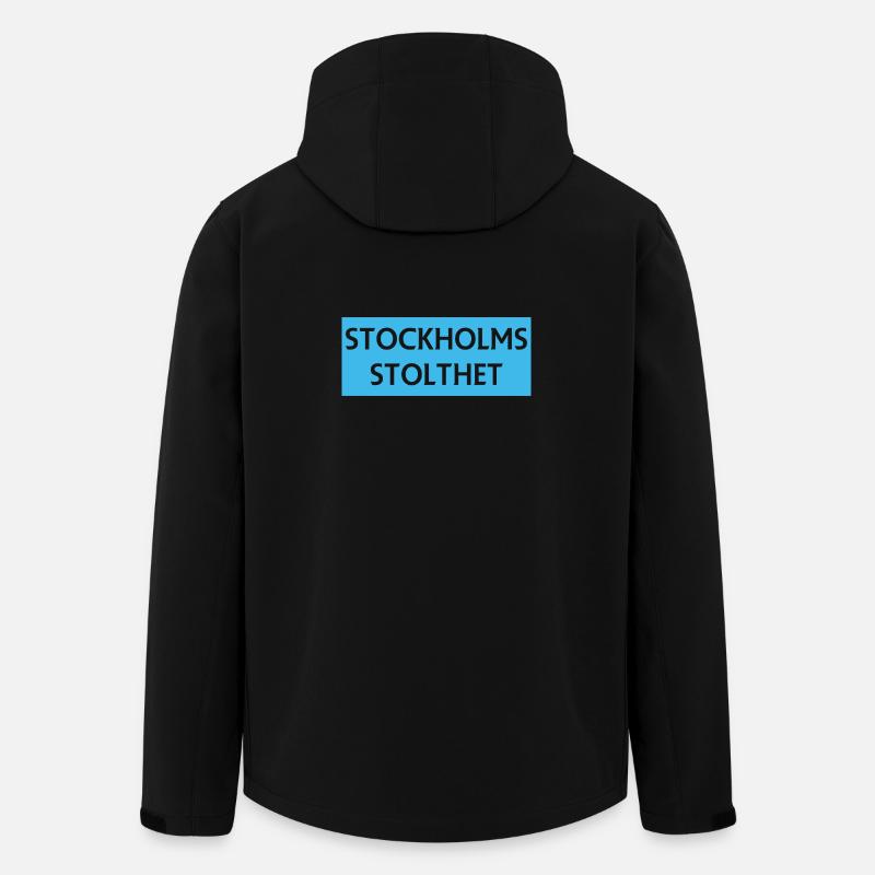 Stockholm Pride - Men’s Recycled Softshell Jacket by Stanley/Stella - black