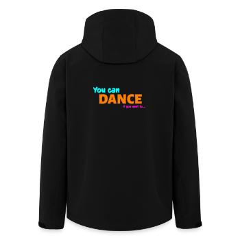 You can dance - Veste softshell homme en polyester recyclé Stanley/Stella - noir - Dos - AI Model Male 185 light (185cm)