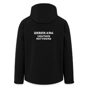 ERROR 404 Costume Not Found Shirt - Men’s Recycled Softshell Jacket by Stanley/Stella - black - Back - AI Model Male 185 light (185cm)