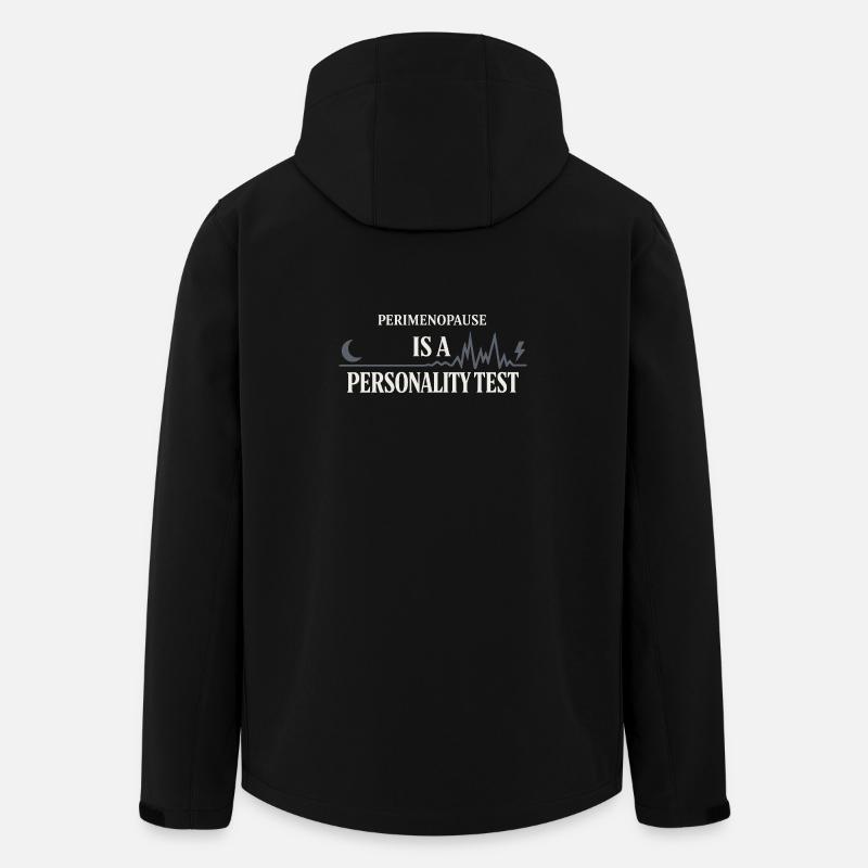 Périménopause Humour Périménopause - Veste softshell homme en polyester recyclé Stanley/Stella - noir