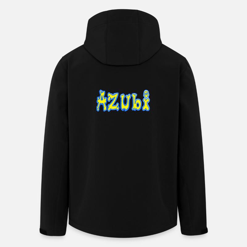 Azubi - Recycelte Männer Softshell-Jacke von Stanley/Stella - Schwarz