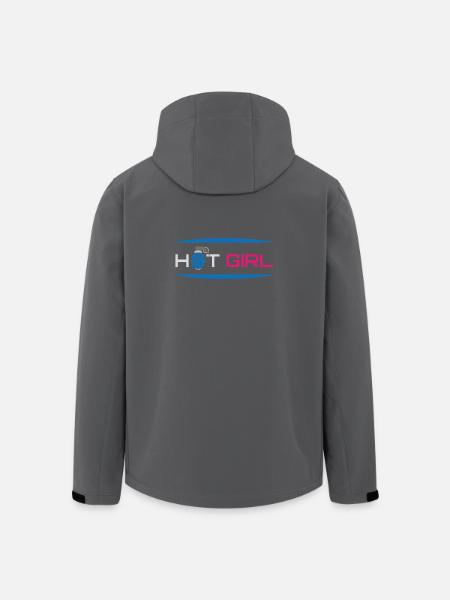 Heiße sexy Girl Power - Recycelte Männer Softshell-Jacke von Stanley/Stella - Schwarz