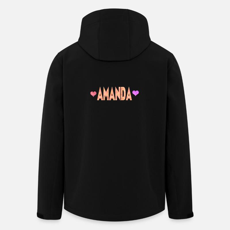 Amanda - Recycelte Männer Softshell-Jacke von Stanley/Stella - Schwarz