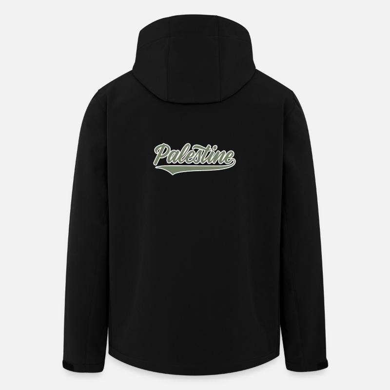 Palestine baseball-style olive-green-white - Men’s Recycled Softshell Jacket by Stanley/Stella - black