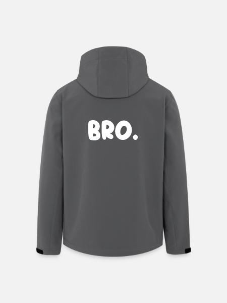 Frangin! - Veste softshell homme en polyester recyclé Stanley/Stella - noir