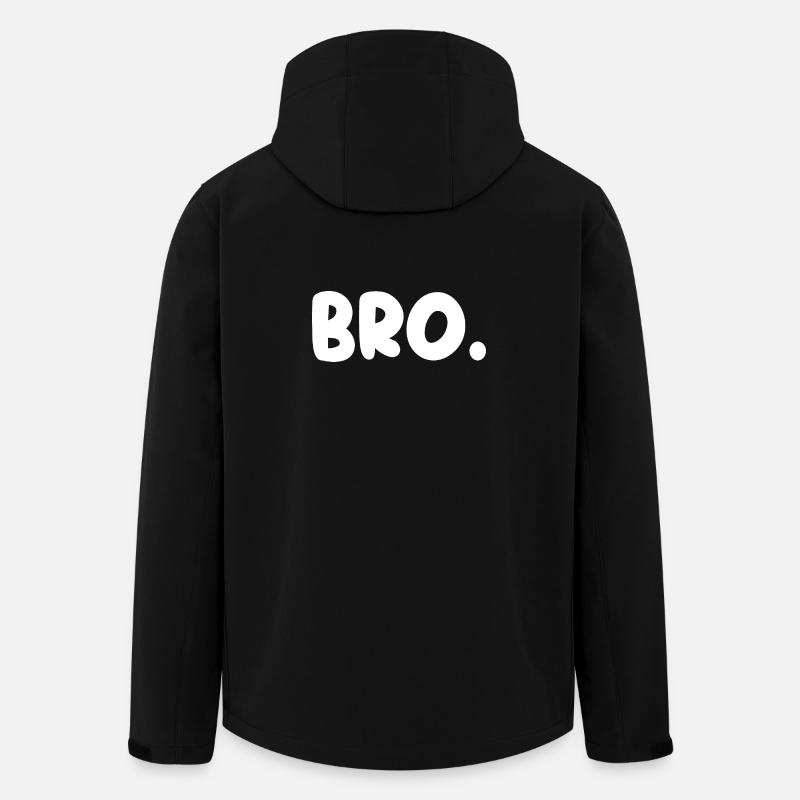 Bruder! - Recycelte Männer Softshell-Jacke von Stanley/Stella - Schwarz