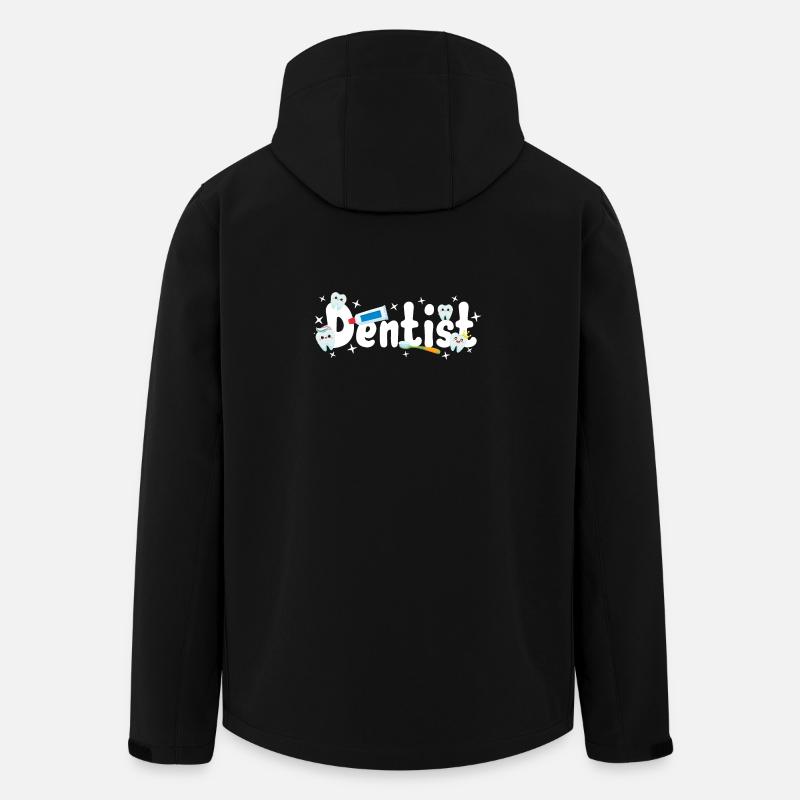 Zahnarzt Zahnärztin - Recycelte Männer Softshell-Jacke von Stanley/Stella - Schwarz