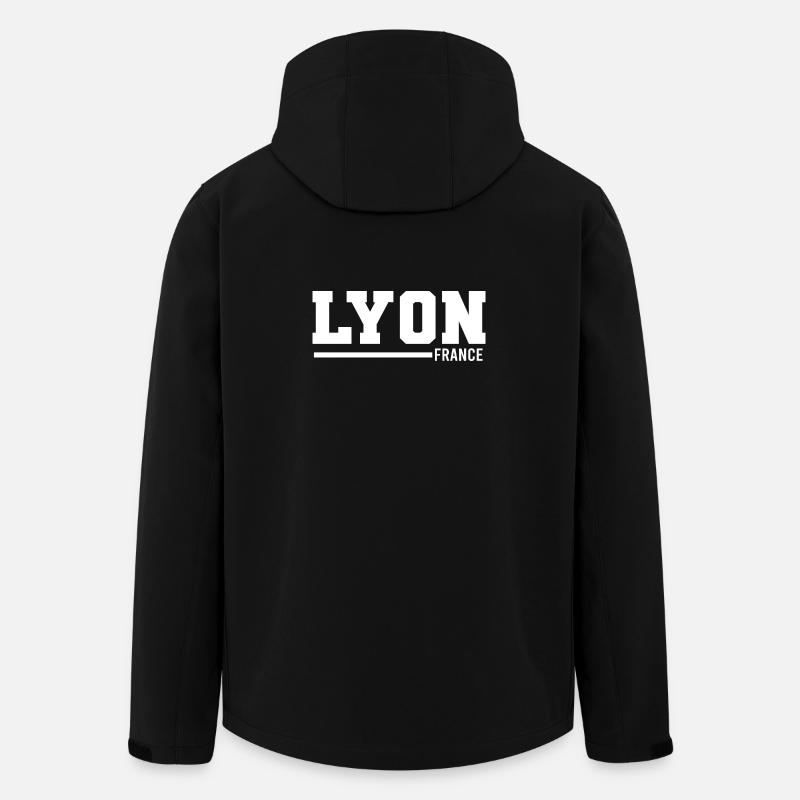 Lyon | France - Veste softshell homme en polyester recyclé Stanley/Stella - noir
