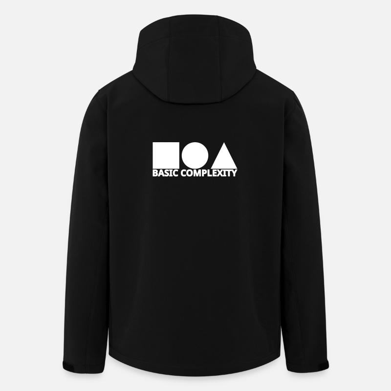 Complexité basique - Veste softshell homme en polyester recyclé Stanley/Stella - noir