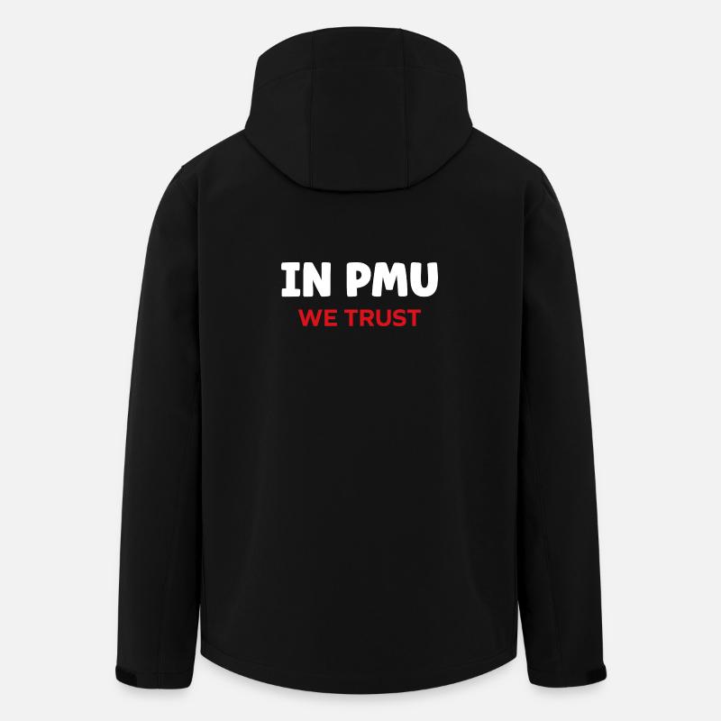 Pmu - Recycelte Männer Softshell-Jacke von Stanley/Stella - Schwarz