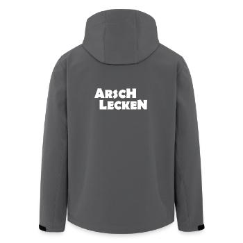 Léchage de cul - Veste softshell homme en polyester recyclé Stanley/Stella - charbon - Dos - AI Model Male 185 light (185cm)