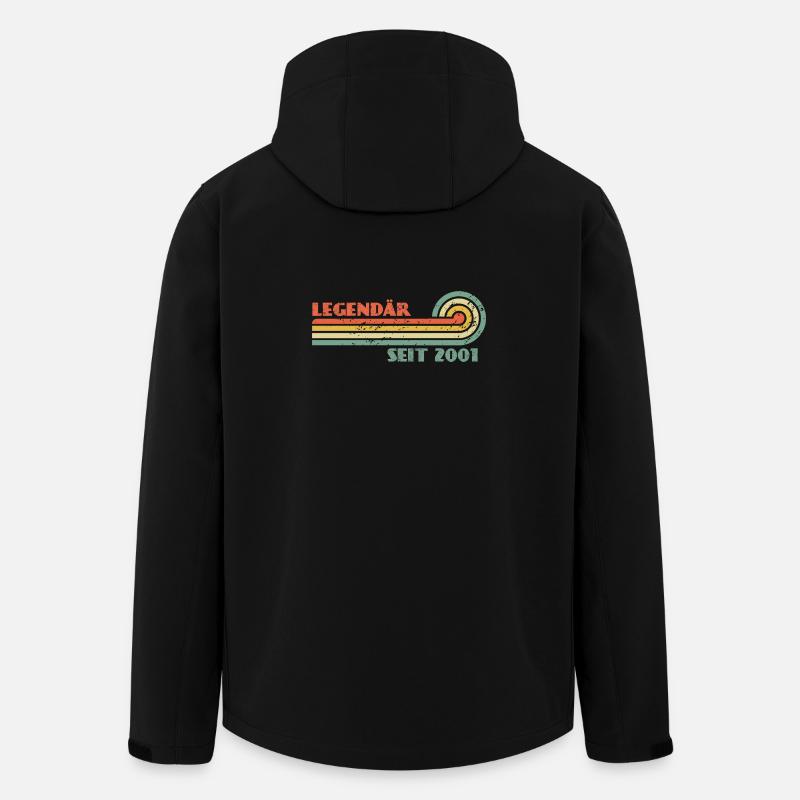 Legendär Seit 2001 Retro - Recycelte Männer Softshell-Jacke von Stanley/Stella - Schwarz