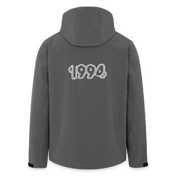 1994 - Recycelte Männer Softshell-Jacke von Stanley/Stella - Anthrazit - Hinten - AI Model Male 185 light (185cm)