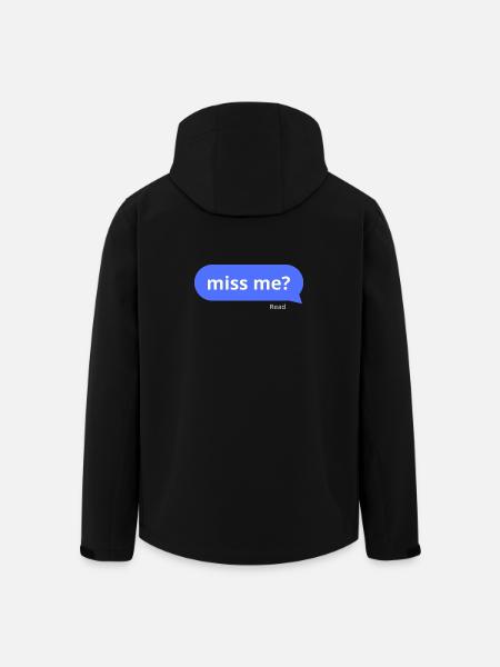 Miss me? - Men’s Recycled Softshell Jacket by Stanley/Stella - black