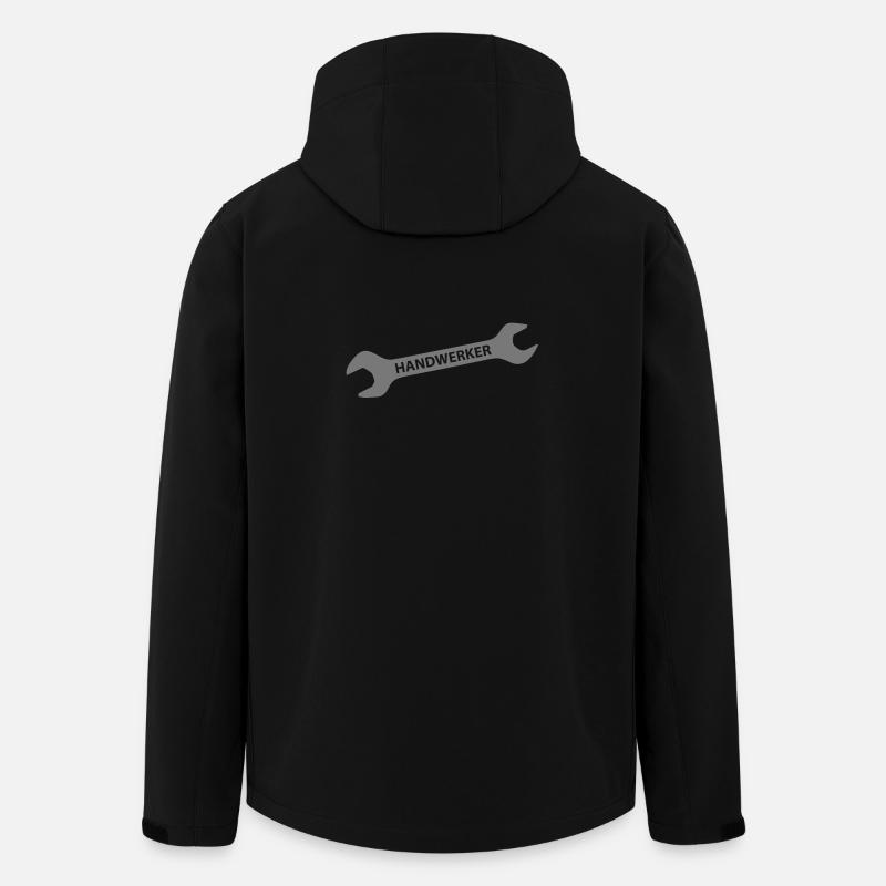 crafter - Men’s Recycled Softshell Jacket by Stanley/Stella - black