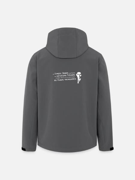 Franz Kafka-Beuys Transformation | Gregor Samsa - Men’s Recycled Softshell Jacket by Stanley/Stella - black