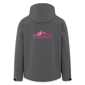 Muddy run shirt mud Matsch Laufshirt Team Schnecke - Recycelte Männer Softshell-Jacke von Stanley/Stella - Schwarz - Hinten - AI Model Male 185 light (185cm)