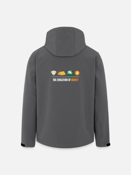 The evolution of money - Men’s Recycled Softshell Jacket by Stanley/Stella - black