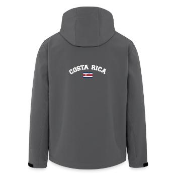 Costa Rica - Recycelte Männer Softshell-Jacke von Stanley/Stella - Anthrazit - Hinten - AI Model Male 185 light (185cm)