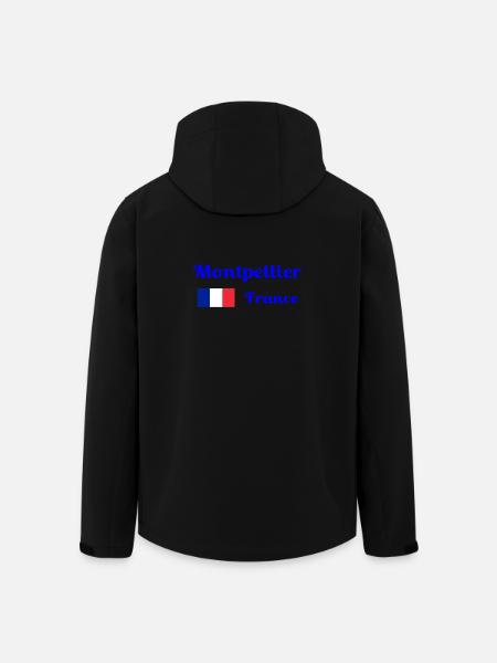 Montpellier, France- Stylish prints - Men’s Recycled Softshell Jacket by Stanley/Stella - black