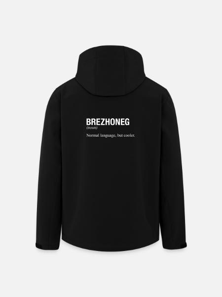 BREZHONEG Breton Brittany - Men’s Recycled Softshell Jacket by Stanley/Stella - black