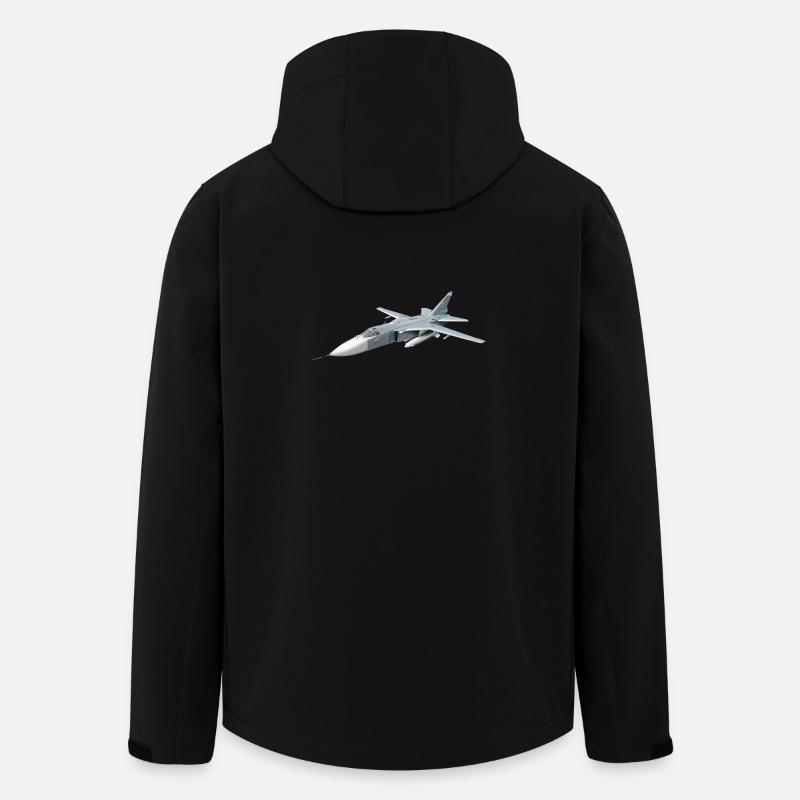 Su-24 - Recycelte Männer Softshell-Jacke von Stanley/Stella - Schwarz