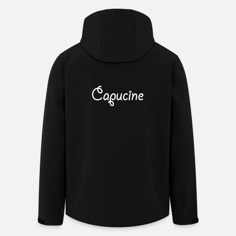 Kapuzinerkresse - Recycelte Männer Softshell-Jacke von Stanley/Stella - Schwarz