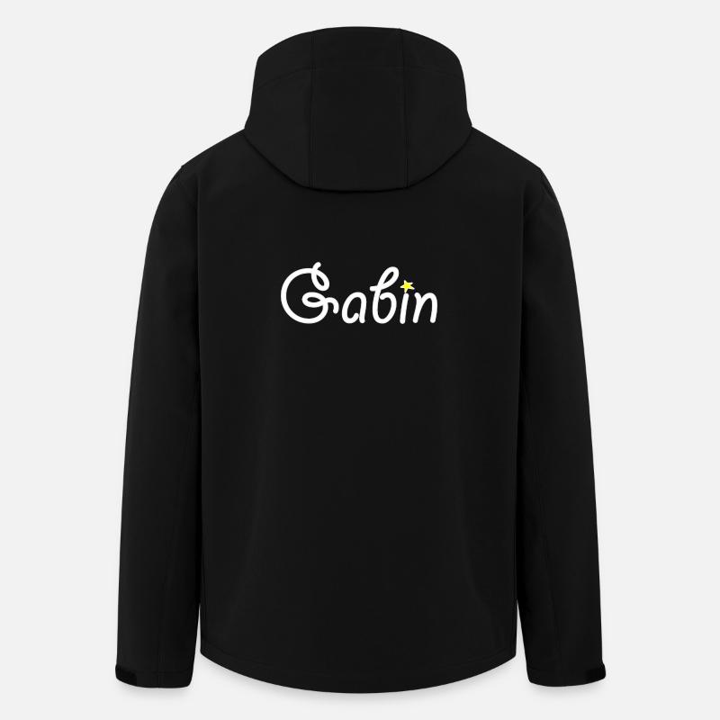 Gabin - Veste softshell homme en polyester recyclé Stanley/Stella - noir