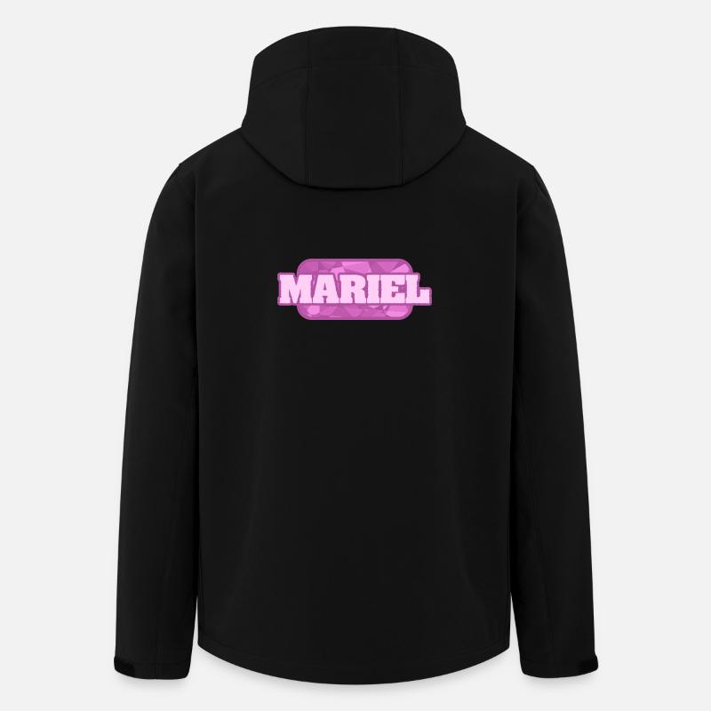 Mariel comme la santé - Veste softshell homme en polyester recyclé Stanley/Stella - noir