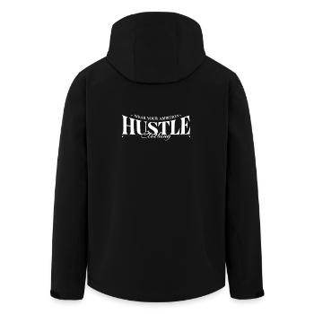 Hustle Kleidung Ambition Logo - Recycelte Männer Softshell-Jacke von Stanley/Stella - Schwarz - Hinten - AI Model Male 185 light (185cm)