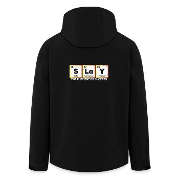 Funny Chemistry Periodic Table Words Slay - Recycelte Männer Softshell-Jacke von Stanley/Stella - Schwarz - Hinten - AI Model Male 185 light (185cm)