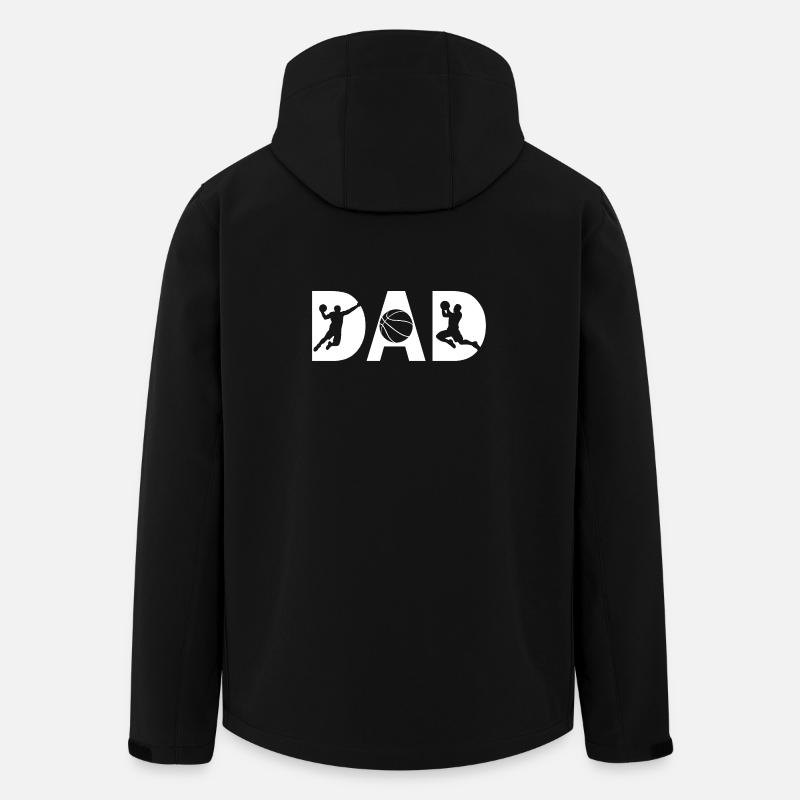 basketball dad - Recycelte Männer Softshell-Jacke von Stanley/Stella - Schwarz
