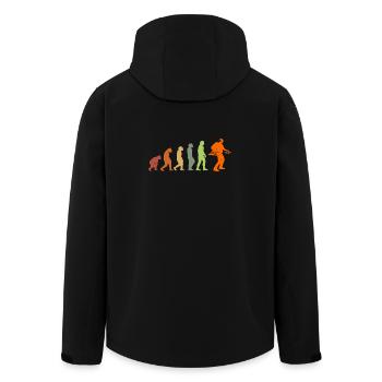 DJ de musique rétro des années 80 - Veste softshell homme en polyester recyclé Stanley/Stella - noir - Dos - AI Model Male 185 light (185cm)