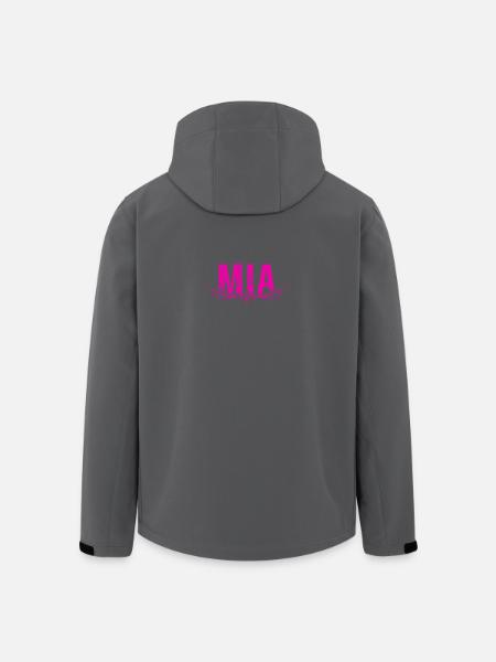MIA decorated - Men’s Recycled Softshell Jacket by Stanley/Stella - black