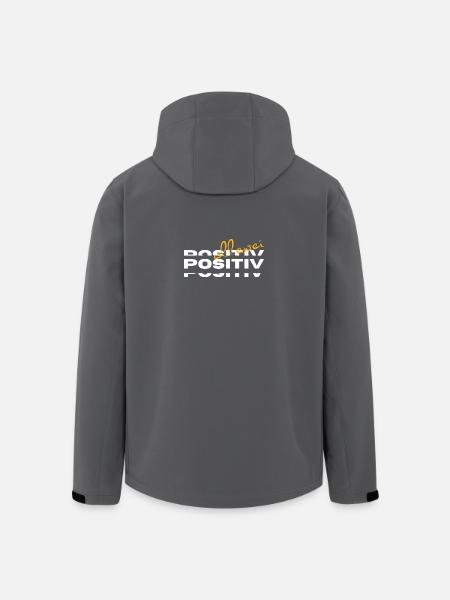 Ollewei positive - always positive - Men’s Recycled Softshell Jacket by Stanley/Stella - black