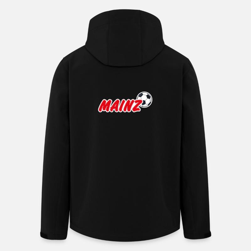 Mainz Fußball Fan - Recycelte Männer Softshell-Jacke von Stanley/Stella - Schwarz