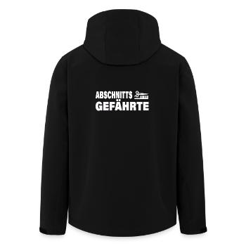 SECTION COMPAGNON - Veste softshell homme en polyester recyclé Stanley/Stella - noir - Dos - AI Model Male 185 light (185cm)