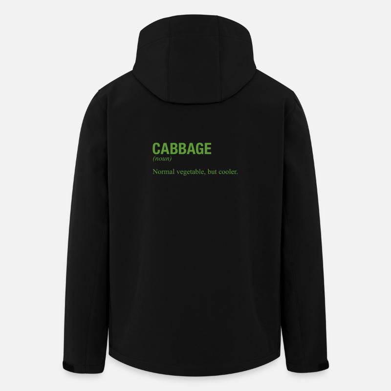CABBAGE - Recycelte Männer Softshell-Jacke von Stanley/Stella - Schwarz