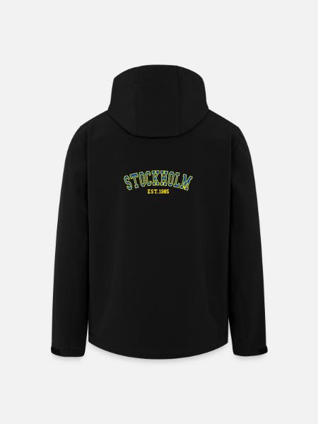 Stockholm Est.1985 - Men’s Recycled Softshell Jacket by Stanley/Stella - black
