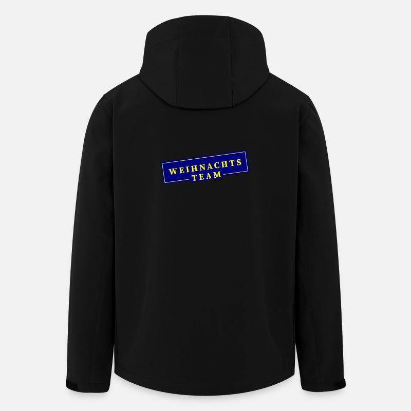 Équipe de Noël Noë - Veste softshell homme en polyester recyclé Stanley/Stella - noir