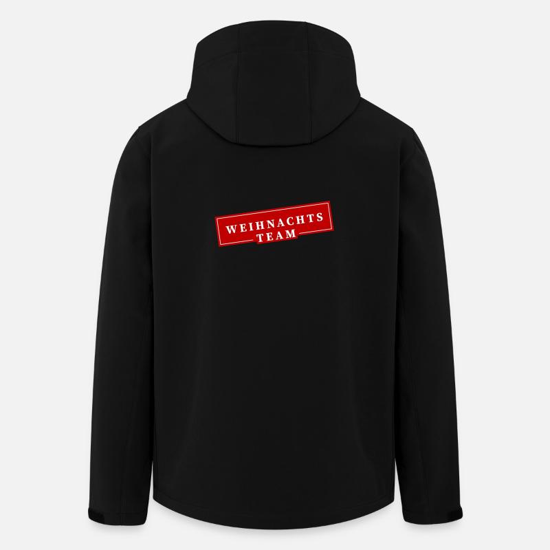 Weihnachts Team Weihnachten - Recycelte Männer Softshell-Jacke von Stanley/Stella - Schwarz
