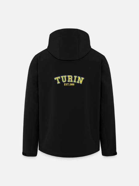 Turin Est. 1966 - Men’s Recycled Softshell Jacket by Stanley/Stella - black
