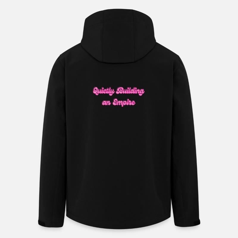Leise ein Imperium aufbauen - Recycelte Männer Softshell-Jacke von Stanley/Stella - Schwarz