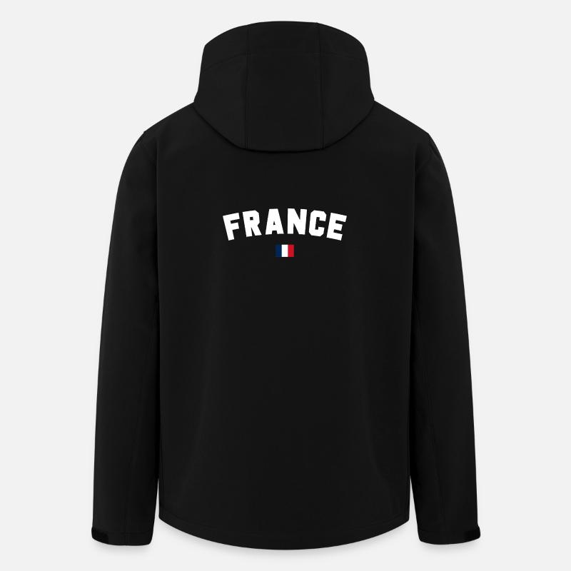 France - Veste softshell homme en polyester recyclé Stanley/Stella - noir