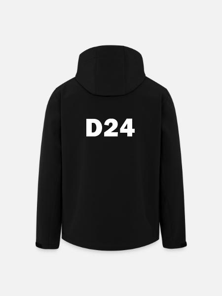 D24 - Men’s Recycled Softshell Jacket by Stanley/Stella - black