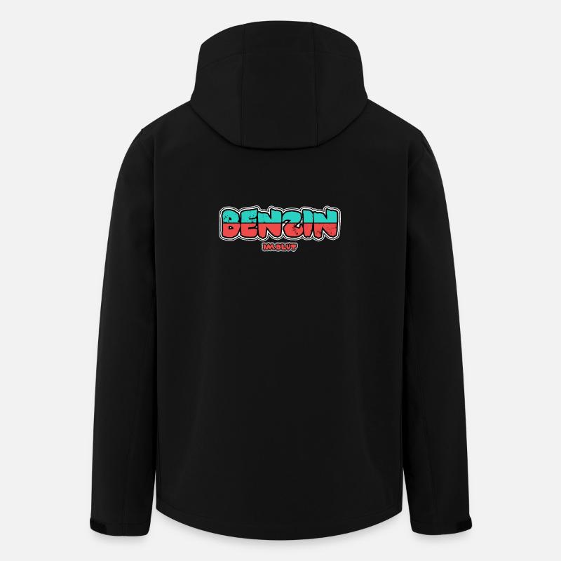 Benzin im Blut - Recycelte Männer Softshell-Jacke von Stanley/Stella - Schwarz