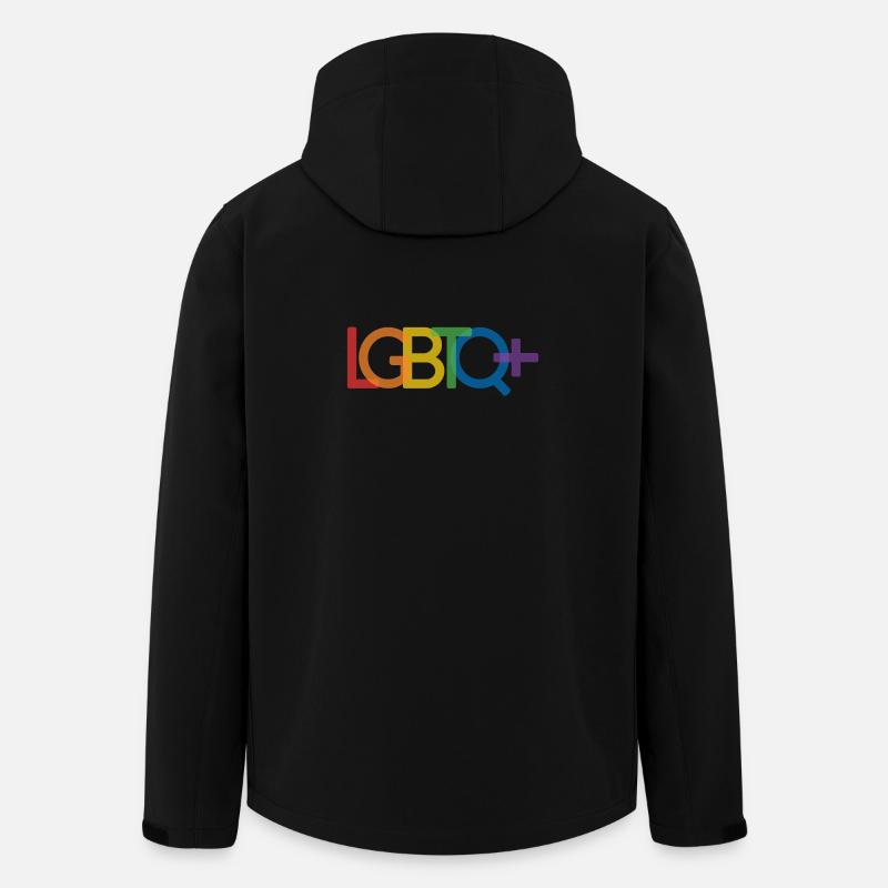 Pride Month - LGBTQ+ - Recycelte Männer Softshell-Jacke von Stanley/Stella - Schwarz