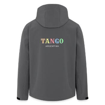 Tango Argentine - Veste softshell homme en polyester recyclé Stanley/Stella - noir - Dos - AI Model Male 185 light (185cm)