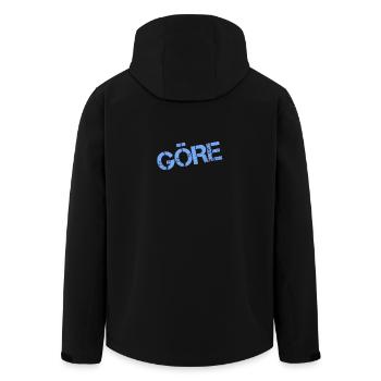 GÖRE - Recycelte Männer Softshell-Jacke von Stanley/Stella - Schwarz - Hinten - AI Model Male 185 light (185cm)